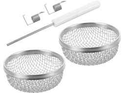 Conjunto De 2 Tampas De Ventilação Em Aço Inoxidável Para Camping