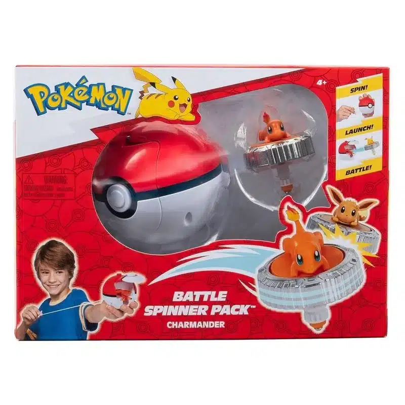 Pokémon Battle Spinner Pack Charmander 63224397 Charmander Bizakmás De 4 Años