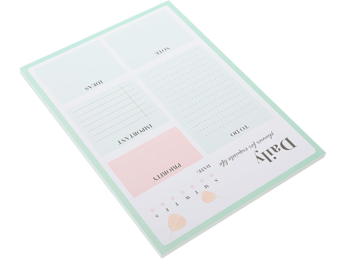 Bloc-notes De Planification Des Tâches, Papel Verde, Sinete