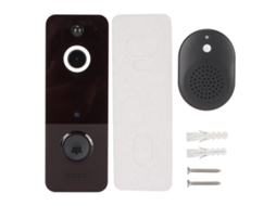 Campainha com Vídeo Sem Fio Wifi Hd S/MARCA Visão Noturna Ip65 Resistente à Água Bateria Longa Duração