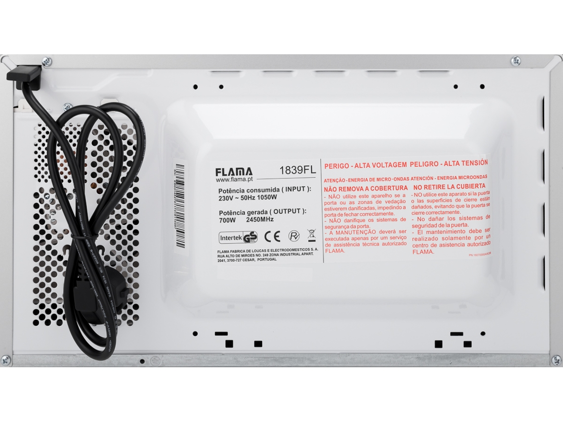 Micro-ondas FLAMA 1839FL (20 L - Sem Grill - Inox)