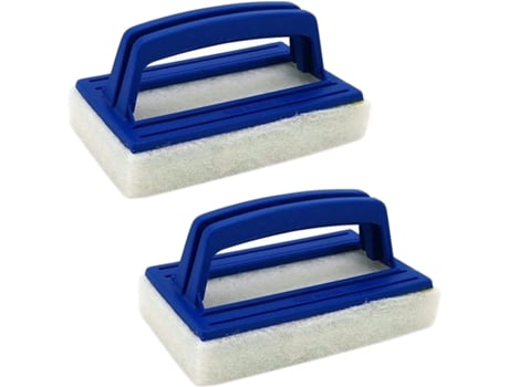 2 Pieces Pool Sponge Brushespool Wall Brushwater Line Cleaning Brushplastic Swimming Pool Brush With Handle For Cleaning Pool Spa Tubs Walls Lefou