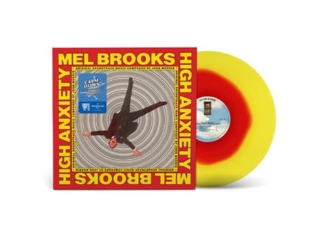 John Morris High Anxiety Original Soundtrack / Mel Brooks Greatest Hits Vinil Vermelho E Amarelo Edição Limitada Rsd 2025 Asylum Record