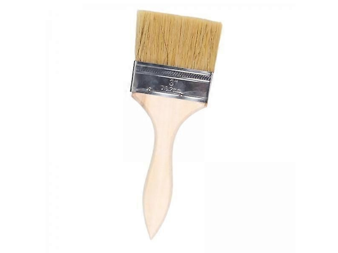 6 Pincéis De Cerdas Para Aquarela E Parede - Presente Para Amantes De Pintura, 3 Polegadas