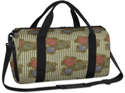Bolsa Vintage Tartaruga 45 X 21 5 X 23 Cm Tecido Poliéste
