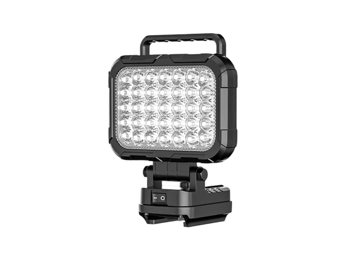 Lanterna de trabalho LED portátil ELECTVAULT1 recarregável com porta USB e função powerbank