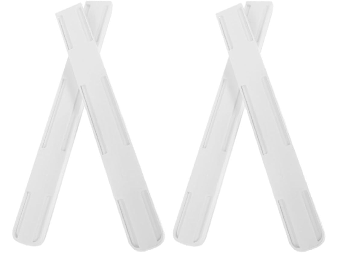 Pretyzoom Conjunto De 4 Corrediças Plástico Para Gavetas Com Ajuste Regulável E Material Fácil Limpar Cozinhas Casa