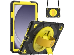 Capa Para Samsung Galaxy Tab S9/a11 De 11 Polegadas Preto/amarelo