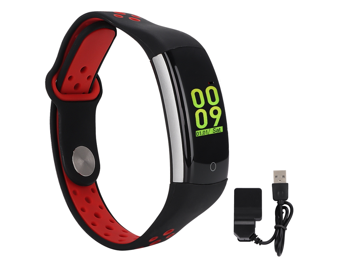Pulseira Fitness EOOCOO com monitoramento de pressão, frequência, oxigênio e passos