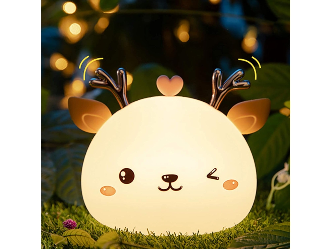 Luminária de Cabeceira Pequena Corça 1800Mah ZMDECQNA