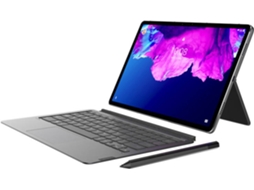 Tablet LENOVO Tab P11 Pro (11.5'' - 128 GB - 6 GB RAM - Wi-Fi+4G - Cinzento) Teclado + Pen Stylus