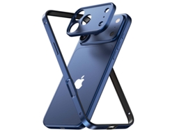 Capa Para Iphone 17 Pro Max Anti-choque Robusta Azul Czhhmart