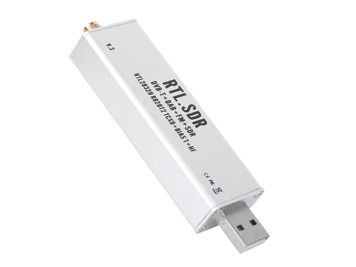 Laxiscreed Receptor De Banda Larga Rtl-sdr Para Comunicação Via Radio, Compatível Com Xp, Win10 E Android, Até 1.7ghz