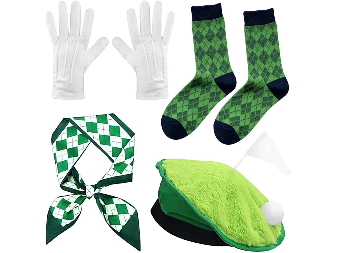 Conjunto De Chapéus De Golfe Divertidos E Leves Com Acessórios
