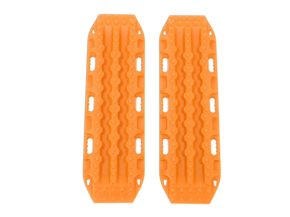 1 Par Rc Sand Ladder Anti Slip Plástico Para Scx24 1/24 Carro Crawler Rampas De Recuperação Laranja