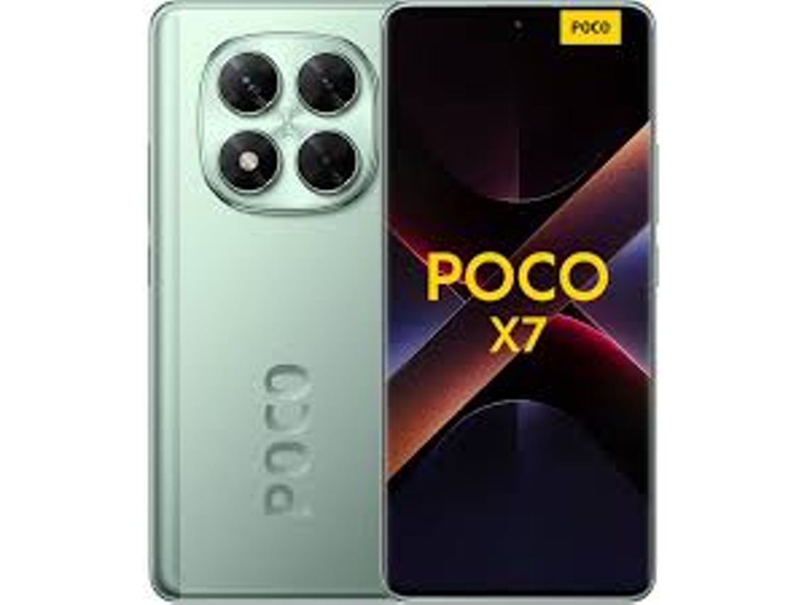 Poco X7, Smartphone 12+512 Go, Verde, Dimensity 7300-ultra, Tela Curva 120 Hz Amoled Crystalres 1,5 K