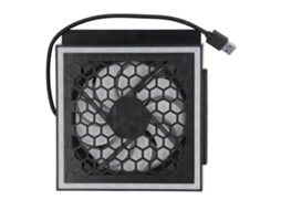 Aetheria ventilador de Resfriamento Lateral com 7 Modos Led 3 Velocidades e Portas Usb para Series S