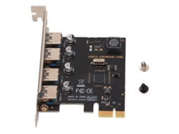 Placa De Expansão Pci E Para Usb 3.0 Com 4 Portas 5gbps De Alta Velocidade Para Computador Desktop