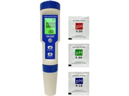 Medidor Eletrônico 5 Em 1 De Ph Com Tds, Ec, Salinidade, Temperatura E Múltiplos Parâmetros. À Prova D'água Ip67. Medidor Automático De Ph Da Água.
