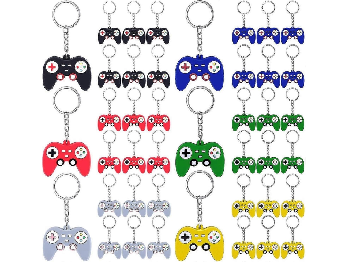 Conjunto De 36 Chaveiros Em Formato De Controle De Videogame. Hengjian