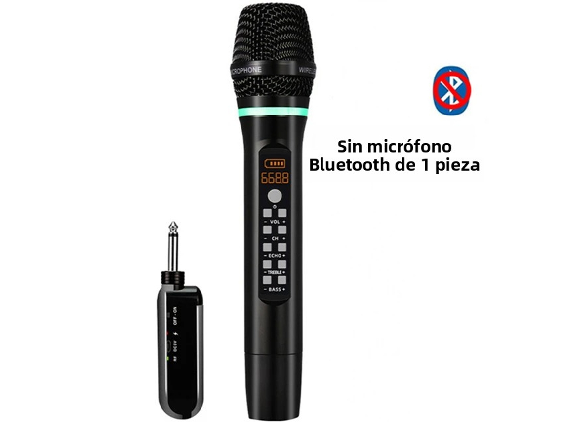 Microfone Bluetooth Uhf Profissional de Mão Sem Fio MDUG (um Conjunto Sem Bluetooth)