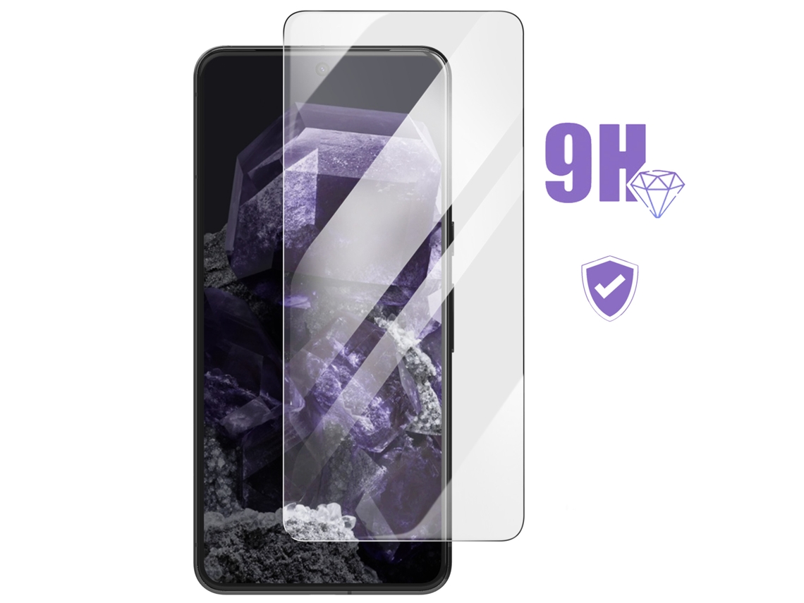 Película de Ecrã para Google Pixel 8 AVIZAR Vidro Temperado Transparente