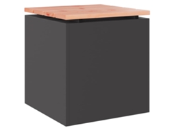 Maison Exclusive - Banco De Jardim Preto 40 X 40 X 43 Cm Aço