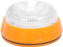 Luz De Advertência Led Amarela, Lâmpada De Emergência Portátil Em Abs Para Veículos E Canteiros Obras, Ideal Para Uso Em