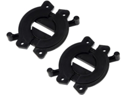 2 Peças Conector De Trava Mesa Para Móveis, Travas Em Plástico Abs,