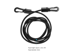 Corda Elástica Business Bungee de 1.5m com Ganchos Giratórios 360° para Kayak Canoagem