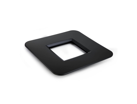 Base de Mesa Quadrada MONDUM Mediterrâneo 80x80 cm Negra