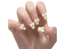 Conjunto de Kit de Manicure com Unhas Falsas Curtas Removíveis para Decoração. NEVEANCE