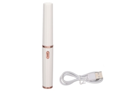 Curler De Cílios Aquecido Com Usb Recarregável, Cabeça Dupla Com Controle Inteligente De Temperatura, Portátil