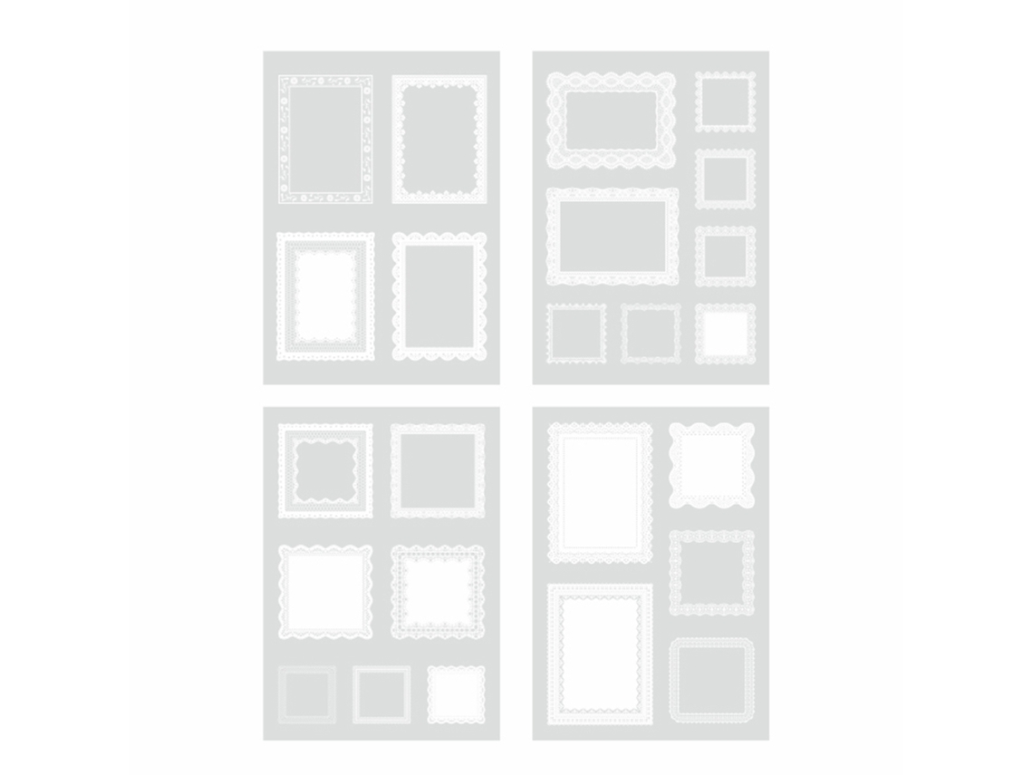 4 Peças De Adesivos Diy Pet Estilo Retrô 90*75mm Para Decoração De Manuais