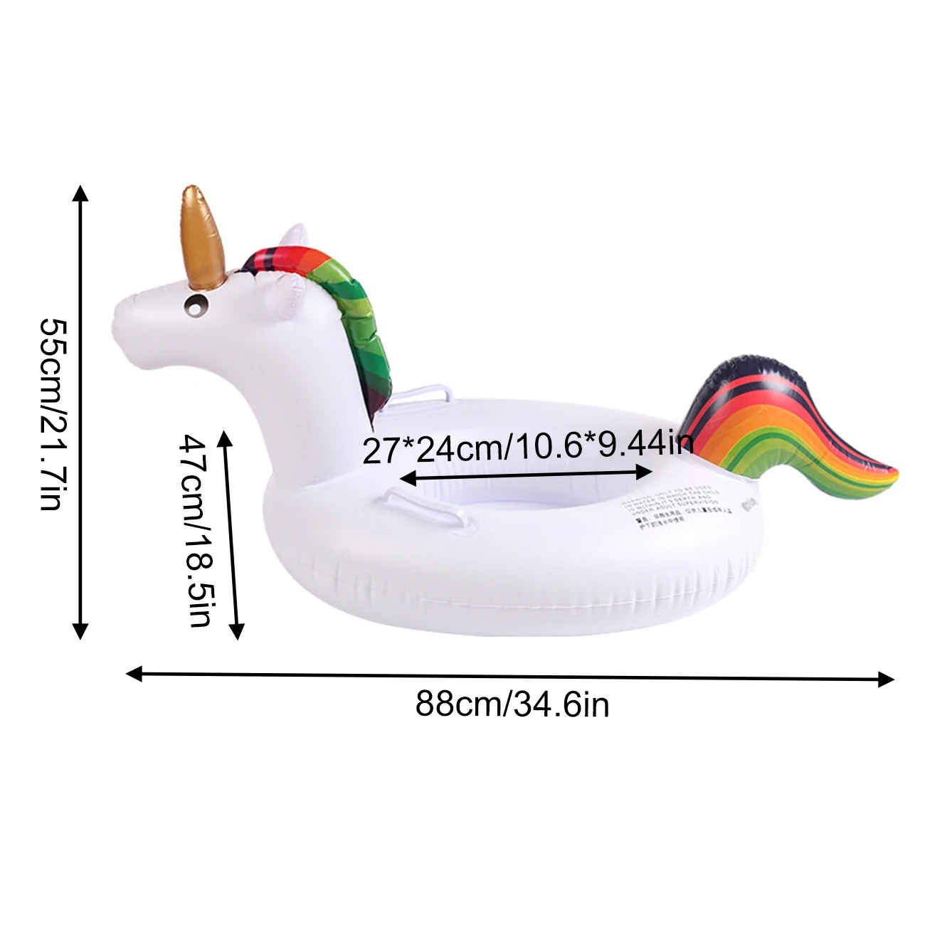 (c) Uma Boia De Piscina, Uma Jangada Inflável Com Alça.