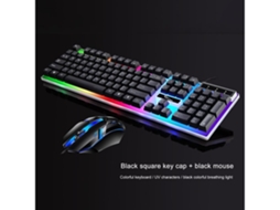Kit De Teclado E Mouse Para Jogos Com Fio*