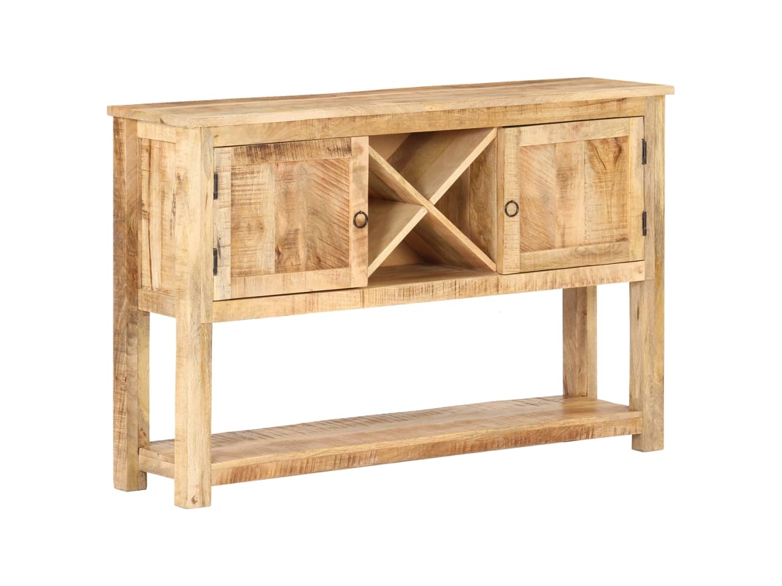 Aparador 120x30x76 cm Madera de Mango Rugoso