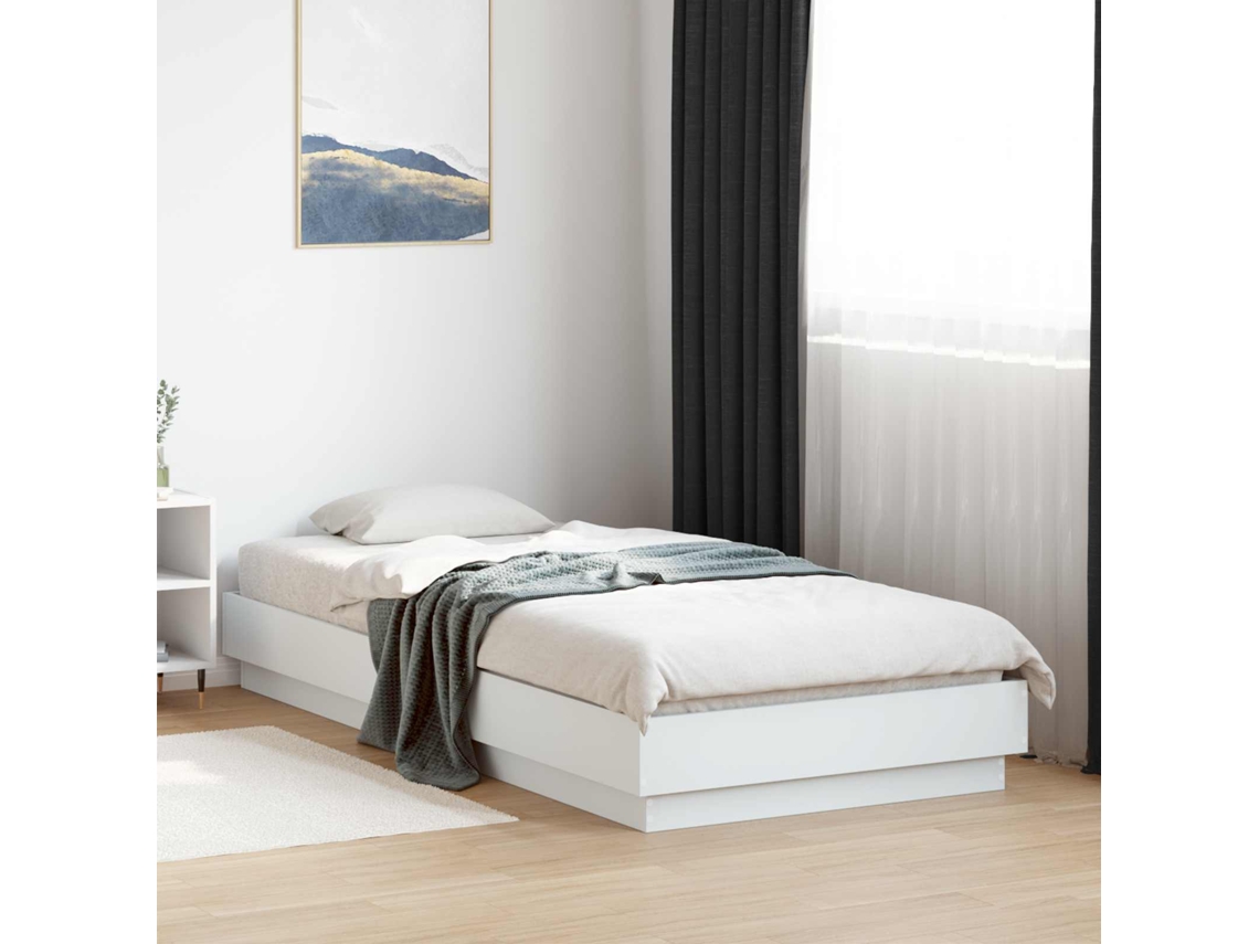 Vidaxl Estrutura De Cama Com Led Branco 80 X 200 Cm