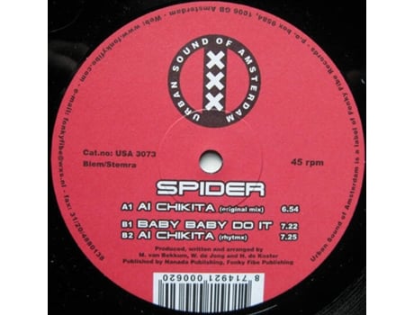 Vinil Ai Chikita Urban Sound Of Amsterdam