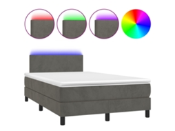 Box Spring Bed, Box Spring Beds Vidaxl Cinzeto Veludo (120 X 200 Cm)