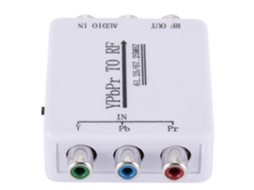 Conversor Ypbpr Com Áudio Para Rf Conversão De Sinal E Áudio Integrado