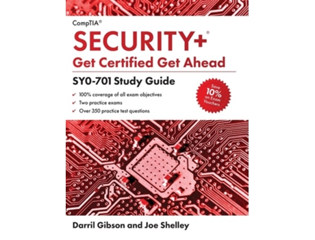 Livro CompTIA Security Get Certified Get Ahead SY0-701 Study Guide de Joe Shelley e Darril Gibson (Inglês - Capa Dura)