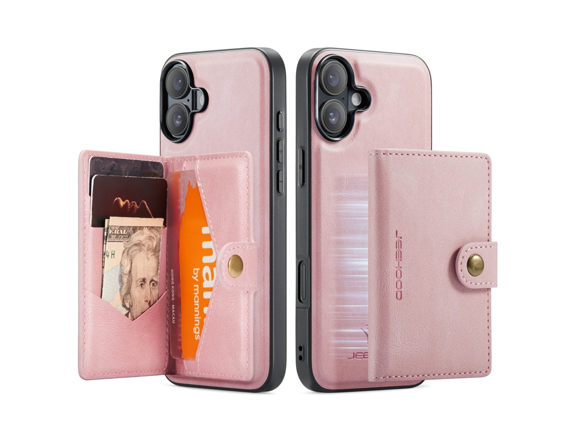 Capa Carteira Magnética Para Iphone 17 Com Capacidade Para 4 Cartões E Notas.