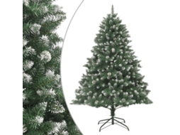 Vidaxl Árvore De Natal Artificial Com Suporte 240 Cm Pvc