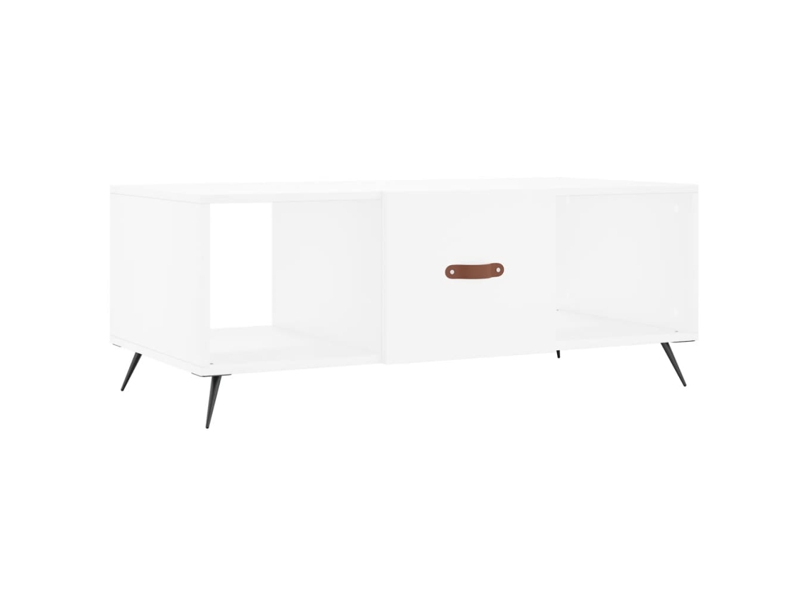 Mesa de Centro 102x50x40 Cm Madeira Processada Branco MAISON EXCLUSIVE