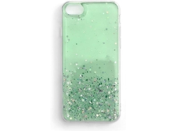Capa Apple iPhone 7 Plus, 8 Plus LMOBILE Glitter Verde