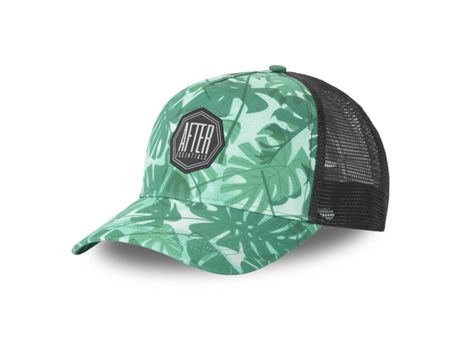 Boné Unissexo AFTER ESSENTIALS Trucker Big Leaves Verde (Tamanho Único)