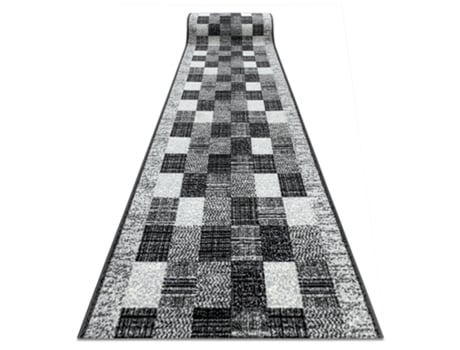 Passadeira Bcf Rafia Cinzento 100 cm