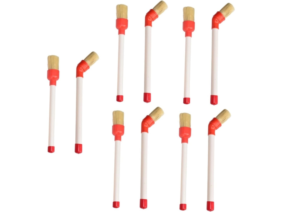 Conjunto De 5 Peças De Escovas Para Limpeza De Pneus, Incluindo Acessórios Práticos Para Aros.