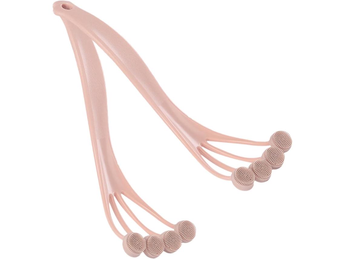 Lurelia Pack De 2 Escovas De Silicone Para Costas E Corpo, Silicone Macio E Cabo Longo, Uso Diário